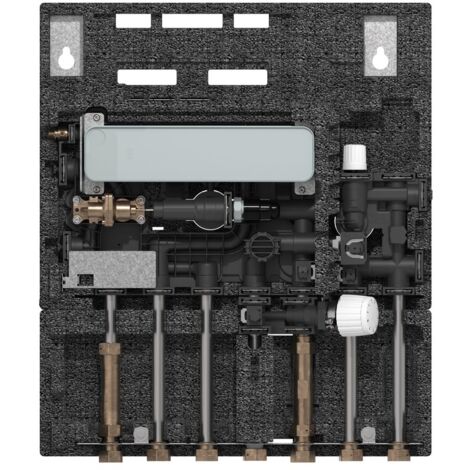 Danfoss Wohnungsstation EvoFlat 4,0 F2 E für Heizkörper, 10 bar, 95 Grad C