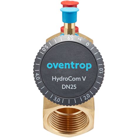 Oventrop HydroCom Strangregulierventil 1062710 DN 32, Rp 1 1/4, PN 16, beiderseits Innengewinde, Messing