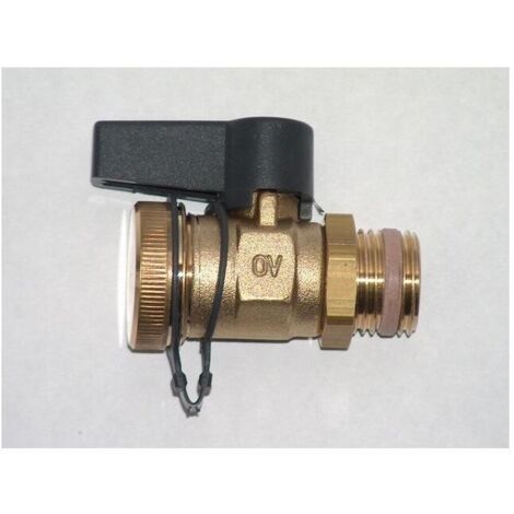 Produktbild von Oventrop Optiflex KFE-Kugelhahn – Messing, PN 16, DN 15, 1/2" AG, Zum Füllen & Entleeren Von Heizungen, Mit Schlauchverschraubung