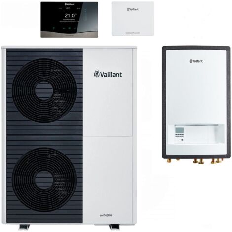 Vaillant aroTHERM plus Wärmepumpen-Paket 4.3110 VWL 125/6 A S2 VWZ MEH 97/6, 8,5kW bei A7/W35, R290