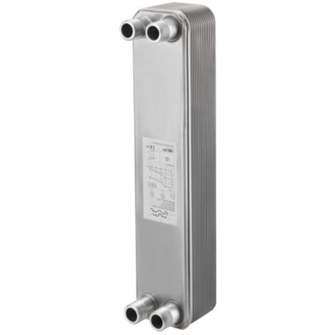 Oventrop Wärmeübertrager komplett aus Edelstahl, Ersatz für Regumaq X-30/XZ-30