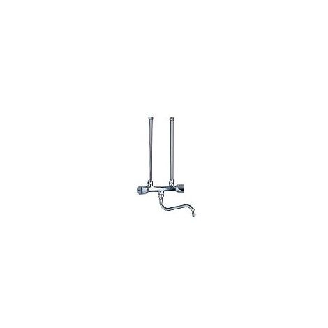 BOSCH Installationszubehör BZ 11113, Wandbatterie mit Schwenkauslauf, Chrom