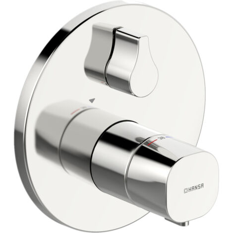Hansa Living - Thermostat-Wannenarmatur - Unterputz, Umsteller für 2 Verbraucher, chrom 81149552
