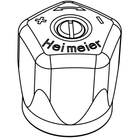 IMI Heimeier Handradkappe für Regulierventil, weiß, Baureihe ab April 1988