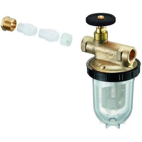 Oventrop Set Einstrang-Heizölfilter bestehend aus Filter und Quetschring Verschraubung (1/4)