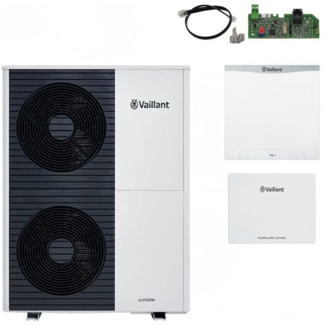 Vaillant aroTHERM plus Wärmepumpen-Paket 4.3207 VWL 55/6A S2, 3,4kW bei A7/W35, R290, mit uniTOWER plus VIH QW190 (1/5)