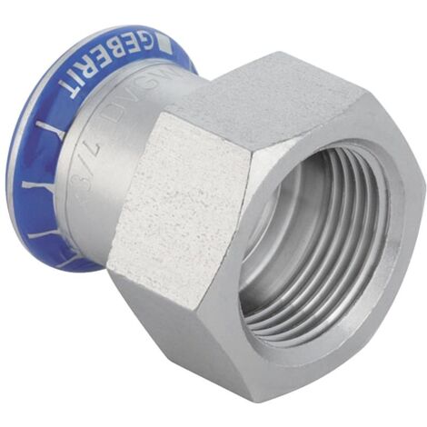 Geberit Mapress Edelstahl Übergang mit Innengewinde d 12mm, Rp 1/2″