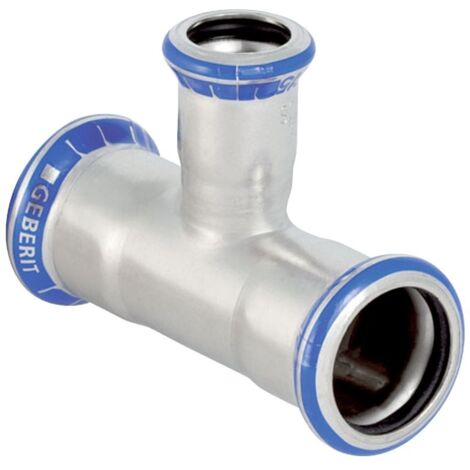 Geberit Mapress Edelstahl T-Stück reduziert d 54mm, d1 15mm, d2 54mm