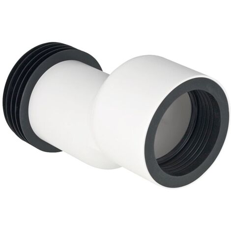 Geberit Anschlussstutzen-Set 131085111 weiß, für Wand WC, etagiert, 3 cm, Ø 90 mm
