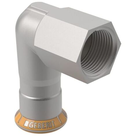 Geberit Mapress Therm Übergangswinkel 90 Grad mit Innengewinde D 22mm, Rp 3/4" (1/5)