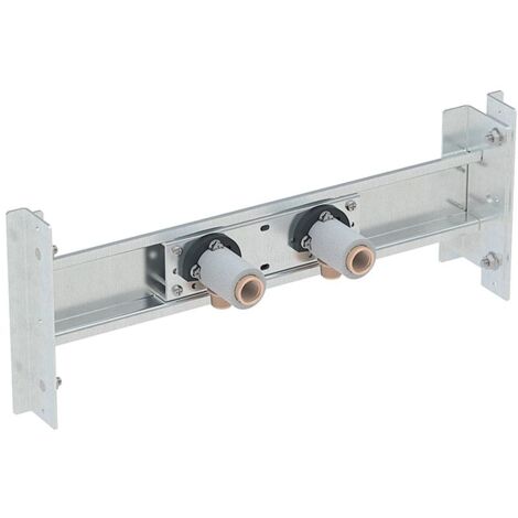 Geberit Duofix Traverse für Wandarmatur Aufputz, variable Armaturenposition, für Trockenbau