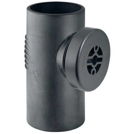 Geberit Silent db20 Reinigungsstück 90 Grad mit runder Serviceöffnung Außendurchmesser 90mm (1/5)