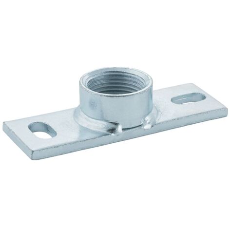 Geberit Grundplatte rechteckig, Zweiloch, mit Gewindemuffe G 1/2"