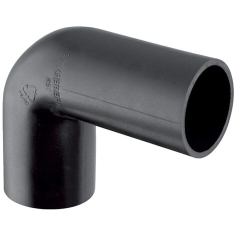 Geberit PE Anschlussbogen 90 Grad für Manschette, d 56mm, d1 56mm, di 50mm