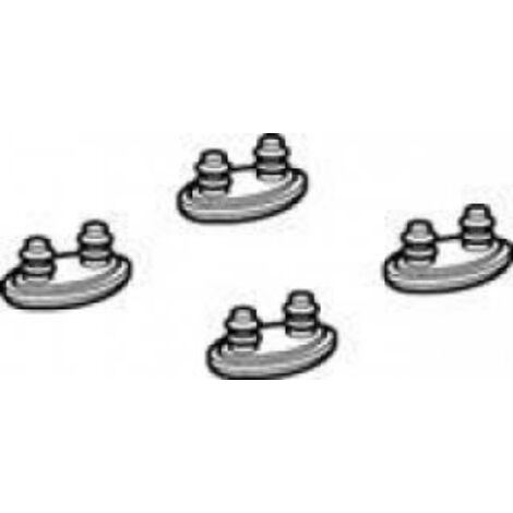 Geberit Ausgleichspuffer für AquaClean 4000 WC-Sitzring, 3,9x2,5x0,5cm, 242173001 (1/2)