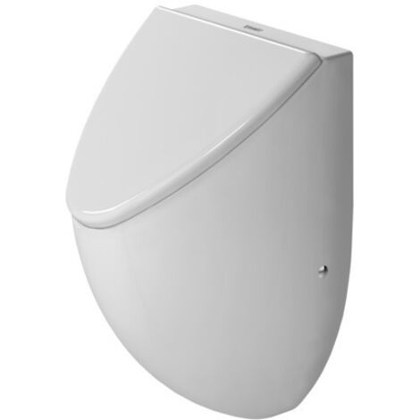 Duravit Design Classics Urinal 285x305x500mm Weiß Hochglanz geschlossen, Absauger, für Deckel, Zulauf hinten, waagerecht