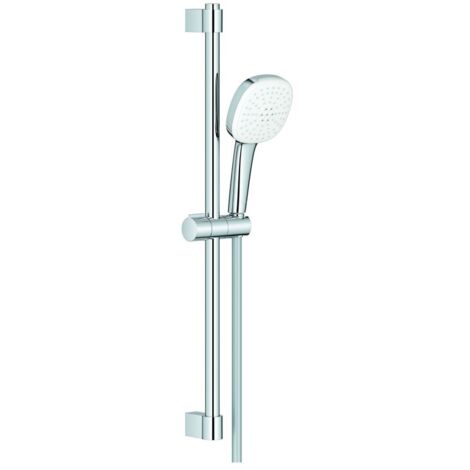 Grohe Tempesta Cube Brausestangenset 110, 600mm, 2 Strahl, 13,5l/min, Chrom, Brauseschlauch Relexaflex 1750mm