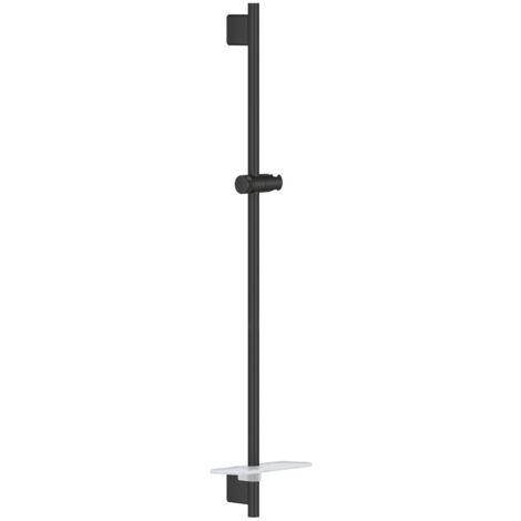 Grohe Rainshower SmartActive Brausestange, 900mm, Wandhalter Metall, Ablage, Phantom Black, 22125KF0 (1/5)