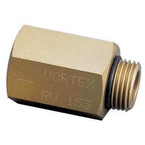 Vortex Rückschlagventil RV 153 1/2" AG/1/2" IG, DN 15, Messing
