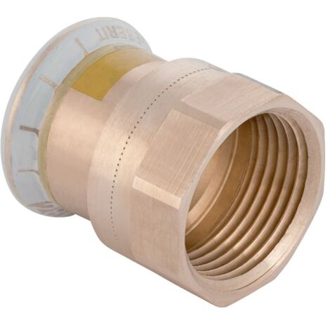 Geberit Mapress Kupfer Übergang mit Innengewinde Gas, d 18mm, Rp 1/2″, Rotguss bleifrei
