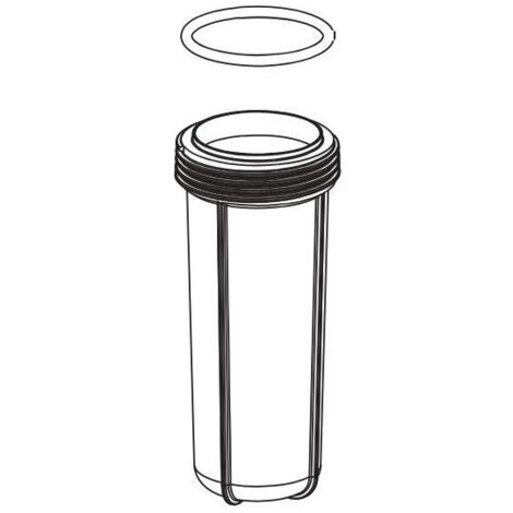Grünbeck Filterglocke zu Feinfilter 3/4"-1 1/4 (Umkehrosmose), Schwarz