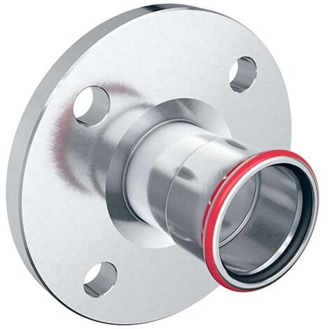 Geberit Mapress C-Stahl Flansch 6 bar, mit Pressmuffe Außendurchmesser 42mm, DN 40 (1/5)