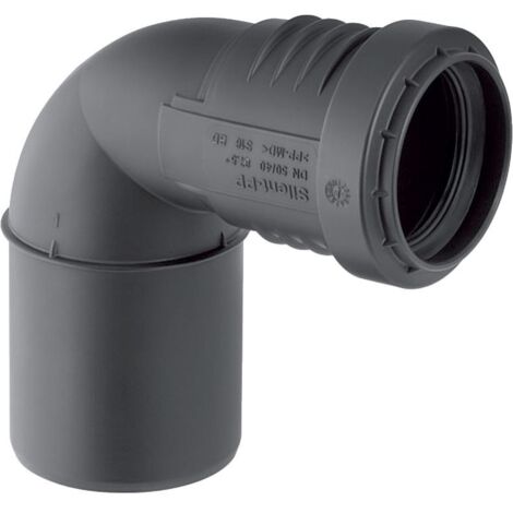 Geberit Silent-PP Bogen 87,5 Grad Außendurchmesser reduziert Außendurchmesser 40mm, d1 50mm