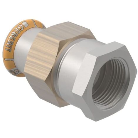 Geberit Mapress Therm Übergangsverschraubung mit Innengewinde d 22mm, Rp 1″ (1/5)