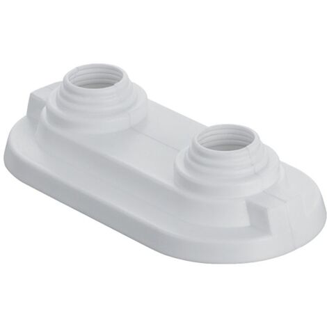 Geberit Doppelrosette PS, di 14/15/16/18/20mm, Reinweiß