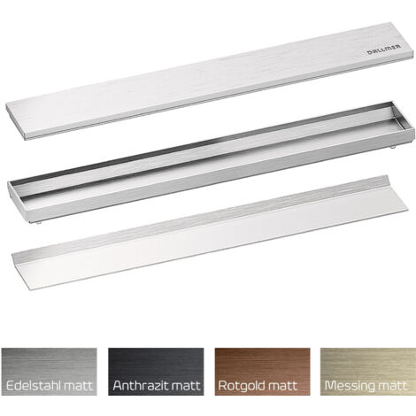 Dallmer CeraWall Individual Abdeckung, Design Rotgold matt