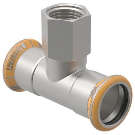 Geberit Mapress Therm T-Stück mit Innengewinde d 28mm, Rp 1″, d1 28mm (1/5)