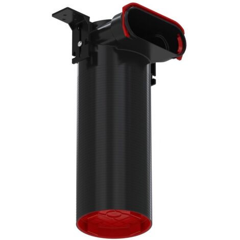 Zehnder Luftdurchlass ComfoCase CLRF, Höhe 358mm für ComfoTube Flat 51, Anschluss seitlich, D125, mit RapidLock-Verbinder