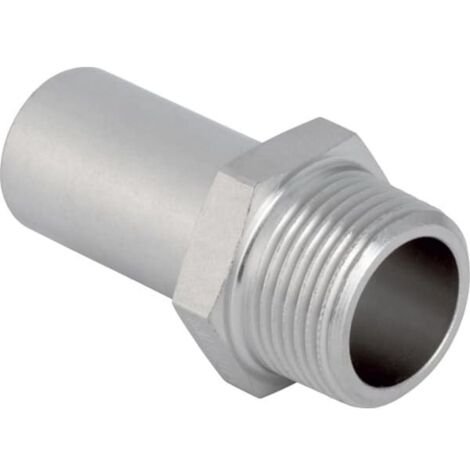 Geberit Mapress Therm Übergang mit Außengewinde und Einschubende d 22mm, R 3/4″