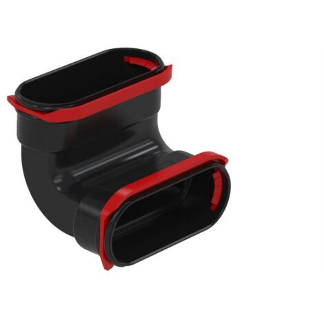 Zehnder Bogen ComfoFit flat 51 vertikal 90 Grad mit Rapidlock