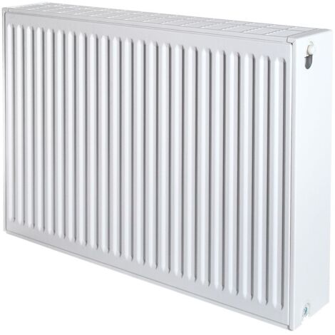 Brötje Flachheizkörper EuroProfil Kompakt Typ 33 K 600x158x1300mm, profilierte Front, Weiß, 1915W bei 70/40/20 Grad C (1/3)