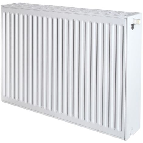 Brötje Ventil-Flachheizkörper EuroProfil Excellent Typ 33 E 900x158x500mm, profilierte Front, Weiß rechts, 1007W bei 70/40/20 (1/3)