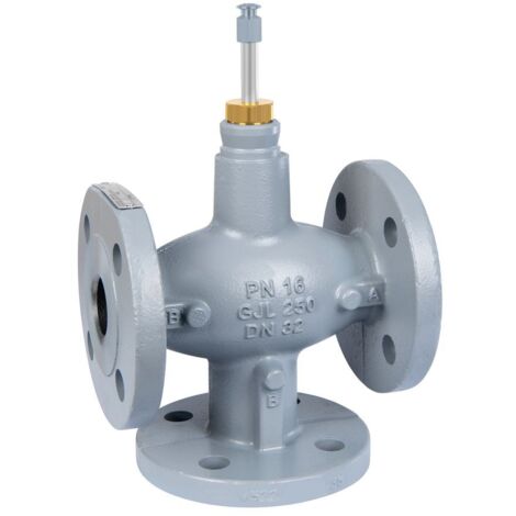 Resideo 3-Wege-Ventil XF-B Grauguss, PN 16, Flansch DN 50, Kvs 40 (1/3)