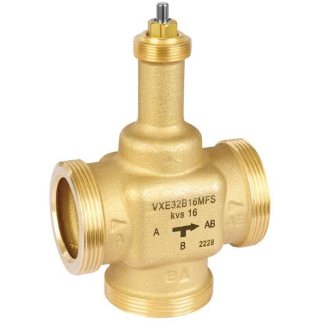 Resideo 3-Wege-Ventil VXE-M, PN 16 DN 25, Kvs 6,3, flach dichtend, stetig (1/2)