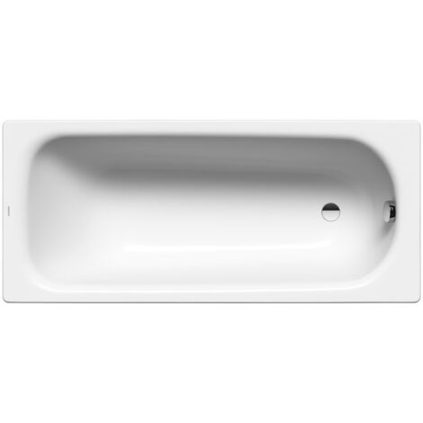 Kaldewei Badewanne Saniform Plus rechteckig 410x700x1600mm 93l Alpinweiß m. ÜL, o. Antislip, GL, PEFF