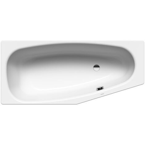 Kaldewei Badewanne Mini Kombi.-Form 430x700x1570mm Rechts 110l Alpinweiß m. ÜL, o. Antislip, GL, PEFF