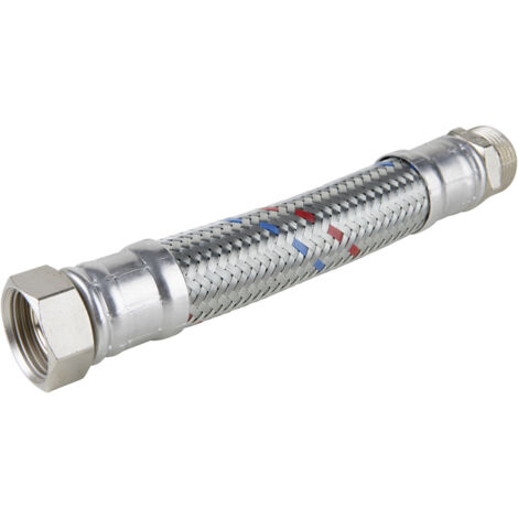 Wilo Anschlussleitung flexibel, Rp 1" / R 1", 240mm, PN 10, Edelstahl-Umflechtung (1/3)