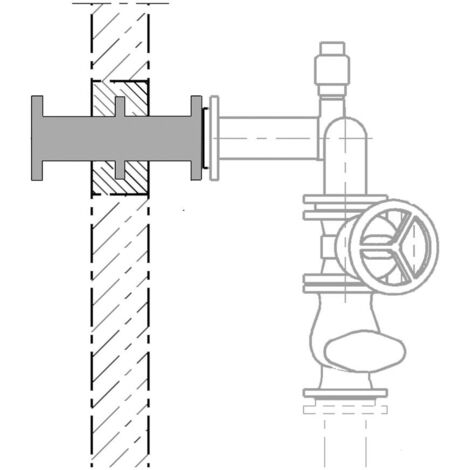 Jung Pumpen Wanddurchführung R DN 150 PE