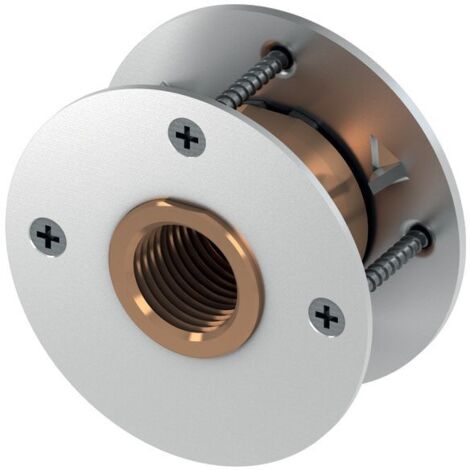 Tece logo-Push Universal-Wanddurchführung Dimension 16mm x Rp 1/2", Rotguss/Siliziumbronze (1/3)