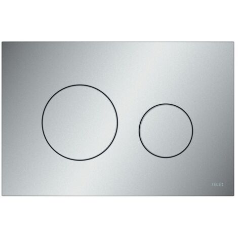 Tece loop WC-Betätigungsplatte Kunststoff Zweimengentechnik, Chrom matt