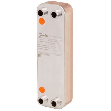 Danfoss Plattenwärmeübertrager XB06H-1 MicroPlate, 10 Platten, Kupfer gelötet
