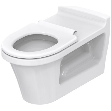 TOTO CF Tiefspül-Wand-WC, randlos, barrierefrei, Tornado Flush-Düsenspülung, Keramik Cefiontect, Weiß (1/4)