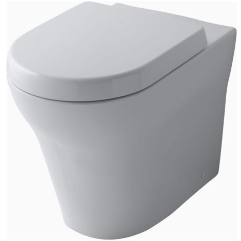 TOTO MH Tiefspül-Stand-WC, randlos, Back-to-Wall, Tornado Flush-Düsenspülung, Keramik Cefiontect, Weiß