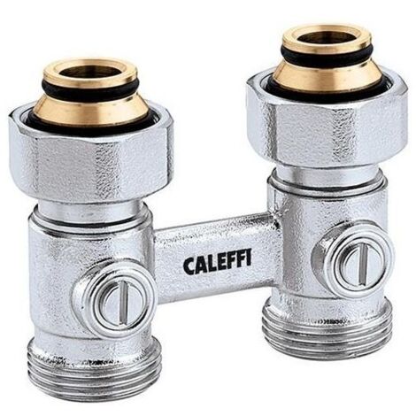 Caleffi Zweirohr Hahnblock 3010 Durchgangsform, 3/4Z IG (1/3)