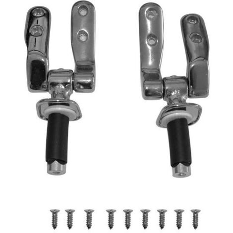 Duravit Scharnierpaar für WC-Sitz 1930, Chrom, bis Oktober 2003