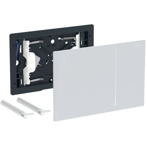 Geberit Sigma70 - WC-Betätigungsplatte, Glas weiß 242.813.SI.1